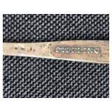 Collection of Sterling Silver Salt Spoons and Cambridge Crystal Salt Cellars - some with lids