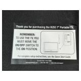 Vizio 7 Inch Portable LED LCD TV VMB070 with Accessories and Box