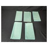 VTG Embroidered Flag Sampler & Home Decor and Linen Lot: Doilies, Napkins, Pine Cones, Fall Accents