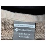 Pottery Barn Platter, Mason Cash Mixing Bowls and Assorted Hand Towels Set