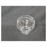 Set of 8 Clear Glass Dessert Goblets
