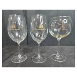 Assorted Wine and Beer Glass Set Featuring Vineyard and Brewery Logos