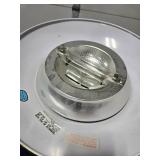 Tall Brass Finish Torchiere Floor Lamp with Halogen Bulb