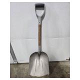 Lot of Brooms, Shovel, and Vintage Garden Sprayer