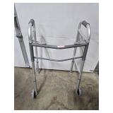 Adjustable Folding Walker with Front Wheels
