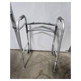 Adjustable Folding Walker with Front Wheels
