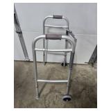 Adjustable Folding Walker with Front Wheels