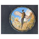 Wildlife Collector Lot: Owl Figurines, Decorative Plates, and Glass Mugs