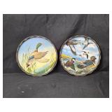 Wildlife Collector Lot: Owl Figurines, Decorative Plates, and Glass Mugs