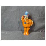 Vintage Collectibles Lot with Glass Decanter, Wild Cat Juice Jug, Ceramic Pony, Miniature Mugs, Spoons, and Kennedy Shakers