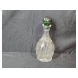 Vintage Collectibles Lot with Glass Decanter, Wild Cat Juice Jug, Ceramic Pony, Miniature Mugs, Spoons, and Kennedy Shakers