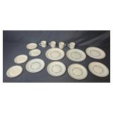 Corning Corelle Blue Brushstroke Dinnerware Set