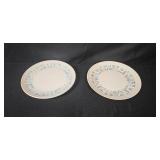 Assorted Set of Vintage Plates including Corelle and Blue Heaven by Royal China