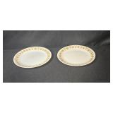 Assorted Set of Vintage Plates including Corelle and Blue Heaven by Royal China