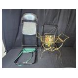 Collection of Folding Chairs, Sportsman