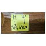 Wooden Full-Size Headboard and Wall Shelf Set