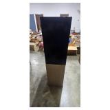 4-Drawer Vertical Filing Cabinet with Black and Tan Finish