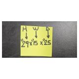 4-Drawer Vertical Filing Cabinet with Black and Tan Finish