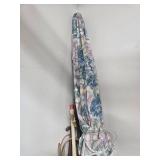 Mixed Lot of Yard Tools and Canes Including Umbrella, Broom, and Walking Canes