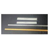 Tripod Survey Leveling Staff with 3 Assorted Rulers