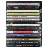 Collection of 48 Assorted Jazz and Blues CDs with Oak CD Holder