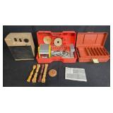 Vintage Mattel Power Shop Woodworking Tool Set with Heater, Accessories, and Manuals