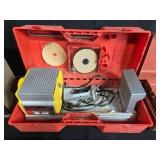 Vintage Mattel Power Shop Woodworking Tool Set with Heater, Accessories, and Manuals