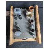 Collection of Vintage Electronic Radio Parts and Hardware Components