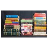 Large Collection of Hardcover Books and VHS Tapes