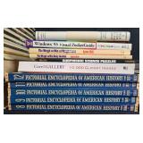 Collection of Encyclopedias, Dictionaries, Books and Magazines