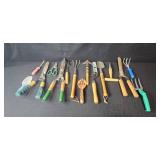 Collection of Assorted Garden Hand Tools and Shears