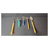 Collection of Assorted Garden Hand Tools and Shears