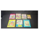 Mixed Lot of Coloring Books, Audio Cassettes, CDs, Office Supplies, and Games