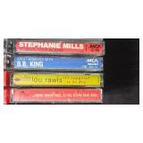 Large Collection of Vintage Soul, R&B, and Jazz Cassette Tapes