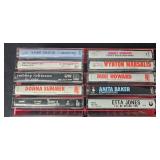 Large Collection of Vintage Soul, R&B, and Jazz Cassette Tapes
