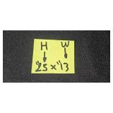 Industrial Metal and Wood Stool 25x13 Inches