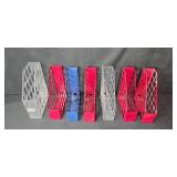 Lot of Office Organizers, Construction Paper, File Folders, and Supplies