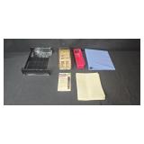 Lot of Office Organizers, Construction Paper, File Folders, and Supplies