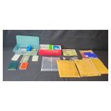 Large Lot of Office Supplies with Floppy Drive Module and Organizer