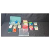 Large Lot of Office Supplies with Floppy Drive Module and Organizer