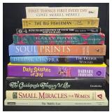 Large Collection of Fiction and Nonfiction Books Including Harry Potter, Self-Help, and Biographies