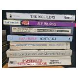 Large Collection of Fiction and Nonfiction Books Including Harry Potter, Self-Help, and Biographies