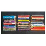 Large Mixed Lot of Paperback Books Including Fiction, Nonfiction, and Reference