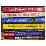 Large Mixed Lot of Paperback Books Including Fiction, Nonfiction, and Reference