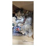 Vintage Electronics Lot Including Microphone, Speakers, Cables, and Components