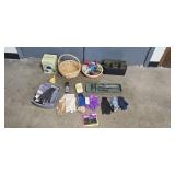 Garden Tool and Glove Lot with Echo Valley Gazing Globe and Accessories