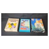 Vintage Board Games and Craft Kits Collection Including Acquire, Ploy, Latch Hook and Puzzles