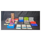Assorted Office Supplies Lot: Storage Bins, Notebooks, Markers, Calculator, Desk Organizer