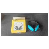 Large Lot of School Supplies and Office Tools with Bilsom Warrior Ear Muffs