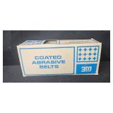 Workshop Supplies Lot: Cleaning Compound, Electrical Parts, Gloves, Abrasive Belts, and Tools